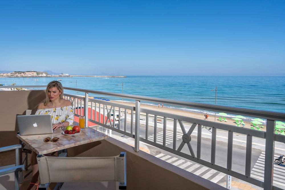Batis Beach Hotel Rethymno  Bagian luar foto