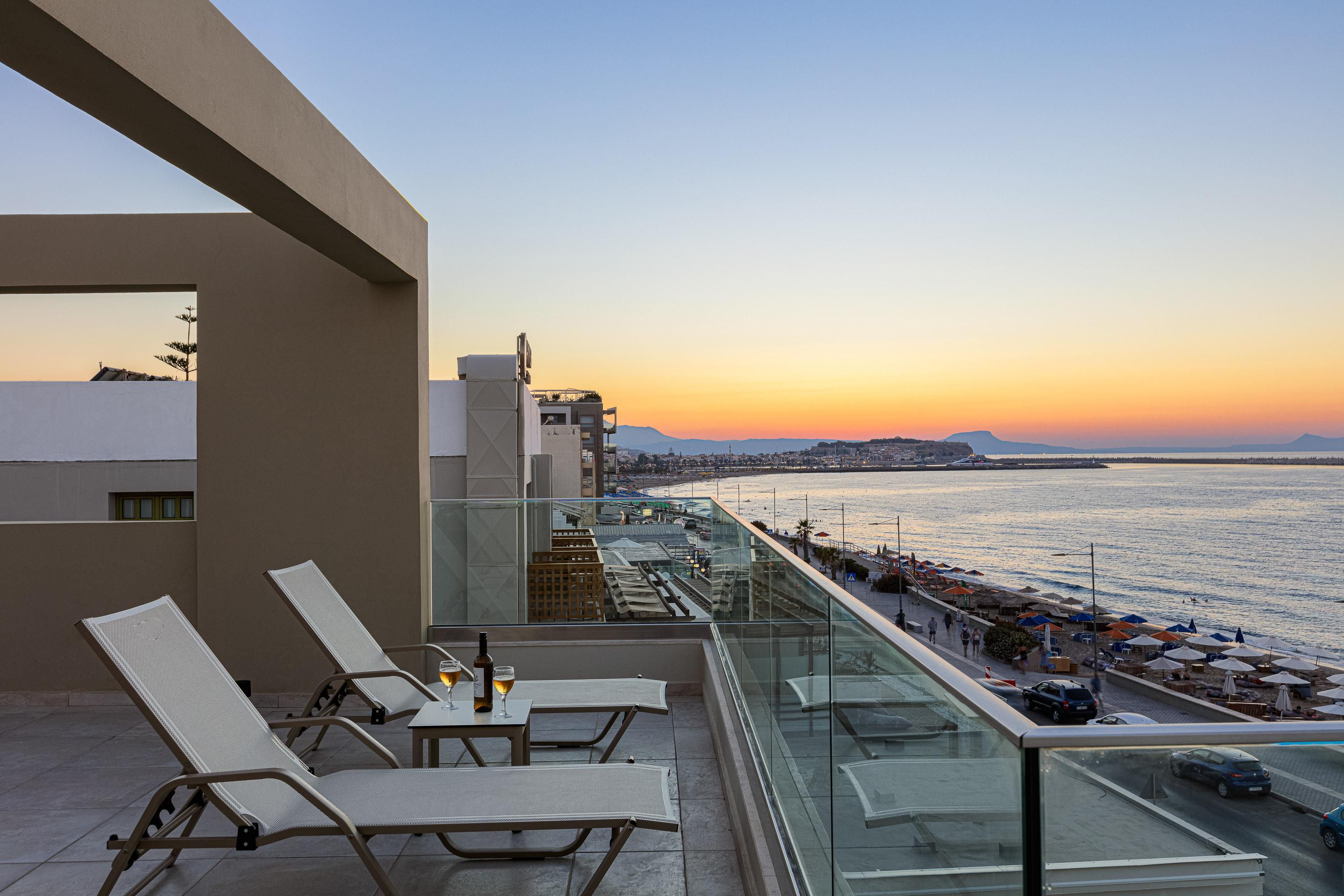 Batis Beach Hotel Rethymno  Bagian luar foto