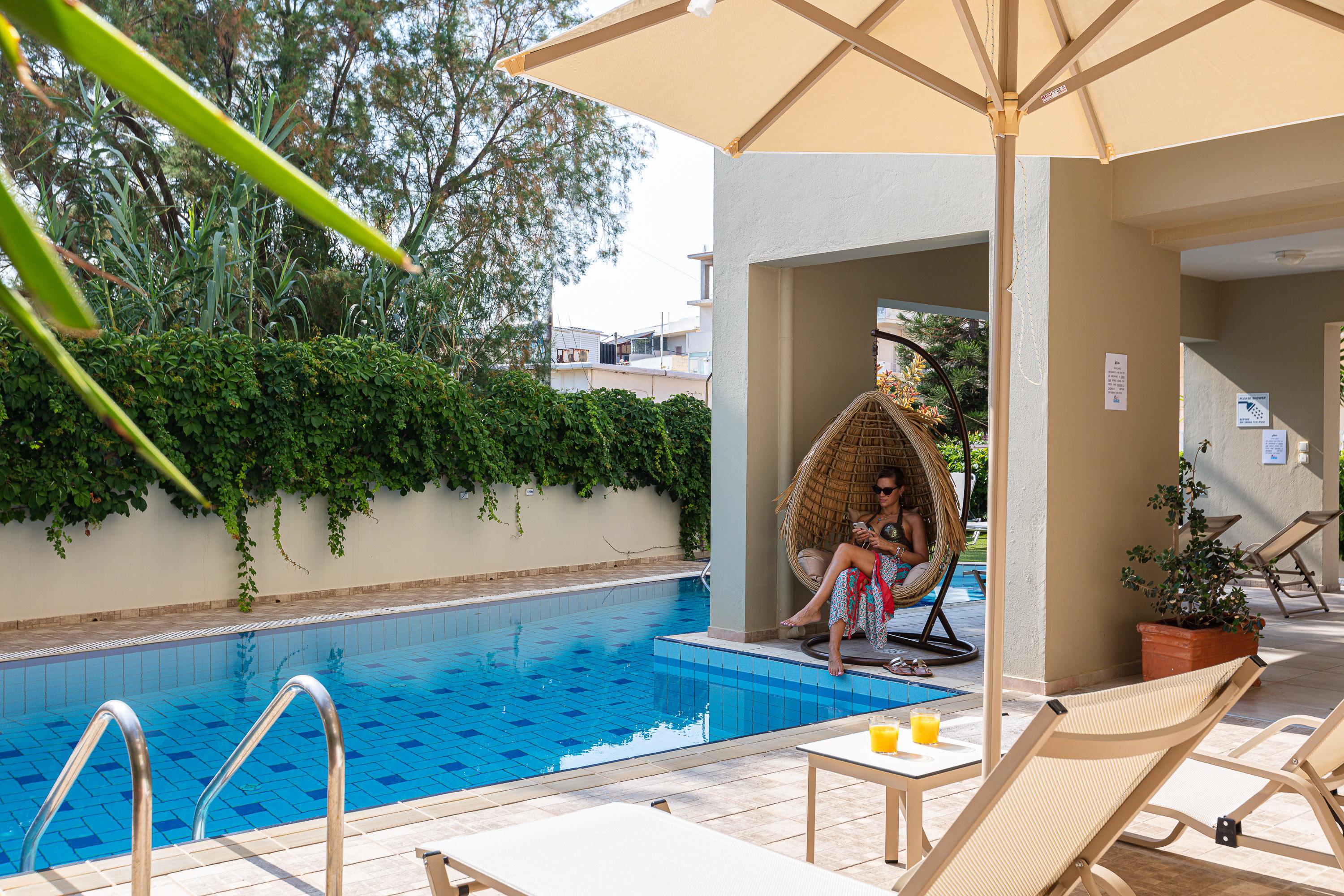 Batis Beach Hotel Rethymno  Bagian luar foto