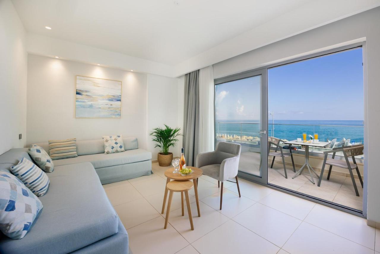 Batis Beach Hotel Rethymno  Bagian luar foto